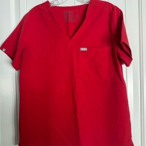 Figs Pop Red Scrub Set Medium/Large Petite